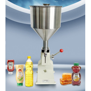 A03 Manual paste filling machine Quantitative 5-50ML Liquid wine honey sauce edible oil Small sub packer Gel filling machine