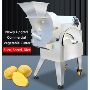 Large Fully-Automatic Electric Commercial Multifunctional Vegetable Cutter Potato Radish Shreding/Slicing/Dicing Cutting machine