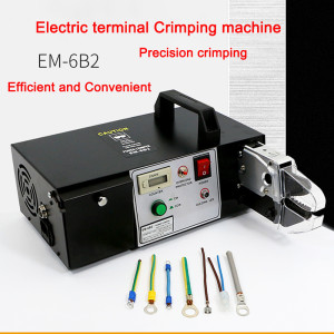 EM-6B2 Electric terminal Crimping machine Crimping pliers with CE certification+Terminal Stripping function+Cutting function