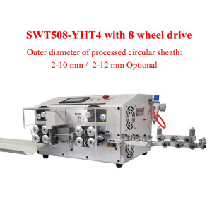 YHT4 Wire Cross Section 2-12mm Electric Wire Stripping Machine Cable Peeling Stripping Cutter 8 Wheel with Blades