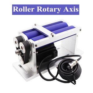 Rotary Roller Axis Rotatory Engraving Module Laser Marking Engraver Y-axis Rotary Roller Engraving Module for Objects Cans Cups