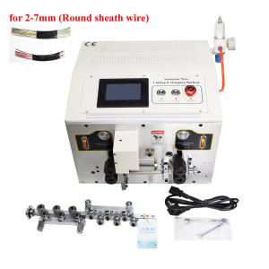 2-7mm Electric Round Sheath Wire Stripping Machine Scrap Cable Peeling Cutter with Blades