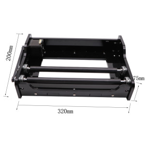 360 Degree Rotating Rotary Axis Table For Fiber Laser Engraver Cutter Machine for Cups, Cylinders, Goblets, Wine Glass