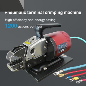 Pneumatic Cable Terminal Crimping Machine Pliers Wire Crimping Tool Electrical Splice Crimp Connector Equipment Auto Wiring