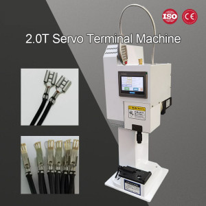 2T Silent Servo Terminal Machine, Can Be Customized For Different Wire Materials And Different Types Of Terminals.