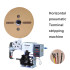 1.5T Horizontal Pneumatic Stripping And Punching Machine,  AWG36#-AWG20# Multi-core Sheathed Wire Stripping And Crimping Machine