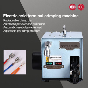 60W Terminal Crimping Machine YQ-02A 220V 50Hz Electric Cold Pressing Terminal Crimping Machine